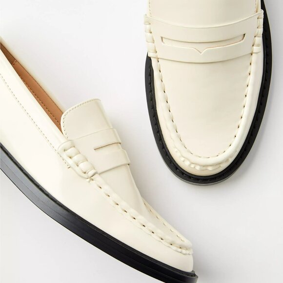 NWOT VEGAN PENNY LOAFER By LOFT SZ 10 - Picture 3 of 4